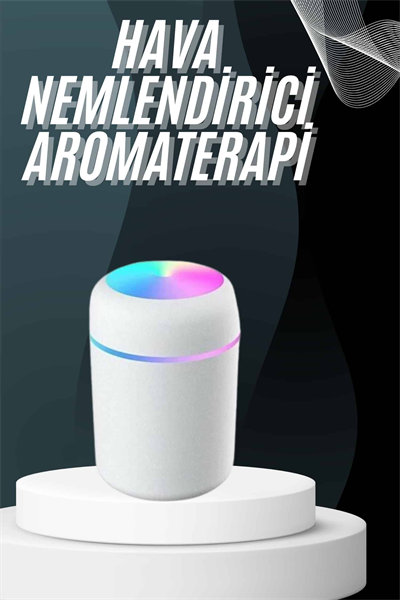 Hava Nemlendirici Buhar Makinesi Led Işıklı USB Dekoratif Nemlendirici