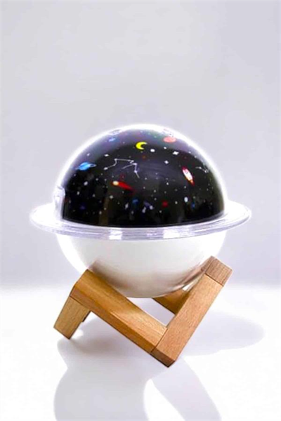 Hava Nemlendirici Masa ve Gece Lambası USB Projeksiyon Aromaterapi