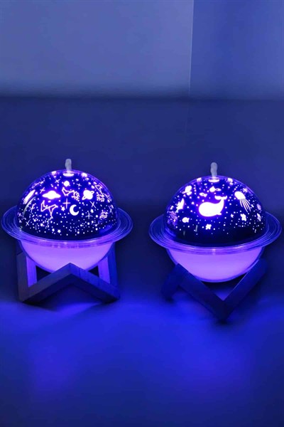 Hava Nemlendirici Projeksiyon Görünümlü USB Bağlantılı Aromaterapi