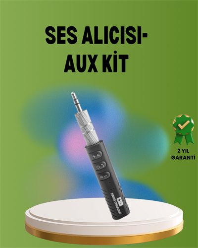 Hızlı Şarjlı Bluetooth Ses Alıcısı – Ev, Araç ve Ofis İçin