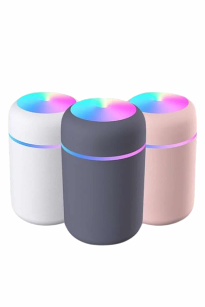 Humidifier LED Işıklı Mini Ortam Oda Kokusu Aromaterapi Buhardanlık