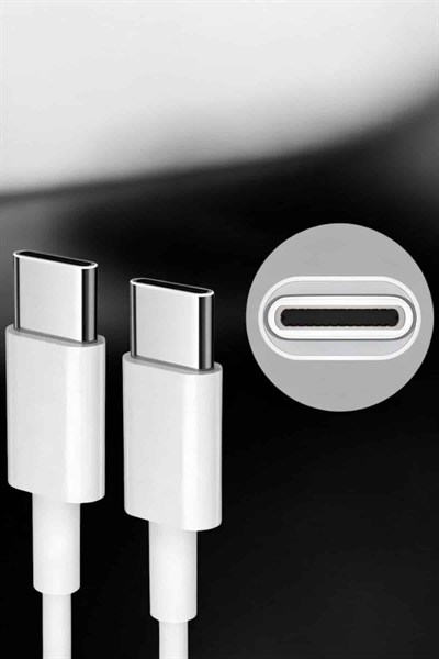 İOS Uyumlu Type-C Girişli Hızlı Şarj 15/15 Pro Max Adaptör ve Kablosu