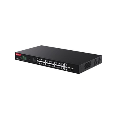 IP-COM G1128P-24-410W 24 PORT GIGABIT +2XGB RJ45/SFP UPLINK 370W POE RACKMOUNT SWITCH