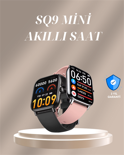 IP67 Suya Dayanıklı AMOLED Akıllı Saat Bildirim ve Sağlık Takip Özellikli