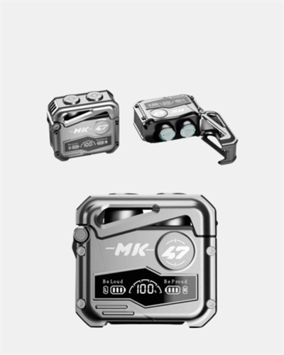 IPX5 Su Geçirmez Kablosuz Bluetooth Kulaklık – Powerbank Şarj Kutulu, Düşük Gecikmeli Oyun Modu