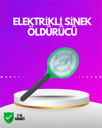 İç ve Dış Mekan Elektrikli Sinek Öldürücü | Hafif ve Ergonomik Tasarım