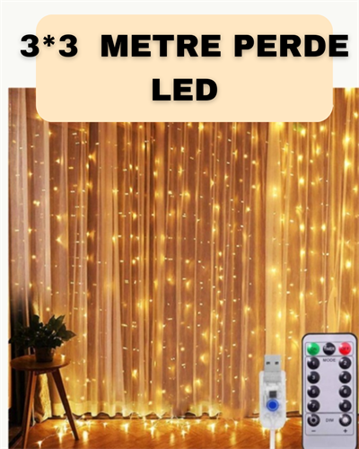 İç ve Dış Mekan Perde LED – Bahçe, Balkon ve Veranda İçin
