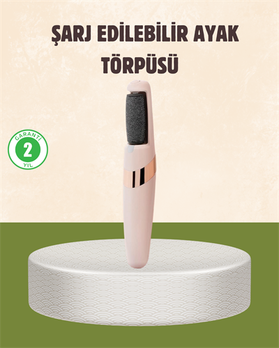 İki Hızlı Elektrikli Ayak Törpüsü Pürüzsüz Topuk Bakımı