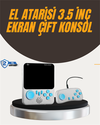 İki Kişilik Oyun Deneyimi Sunan Taşınabilir Retro Konsol