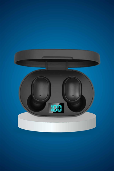 İkili Bluetooth Kulaklık Dijital Göstergeli Uzun Pil Ömrü Yüksek Ses Kaliteli