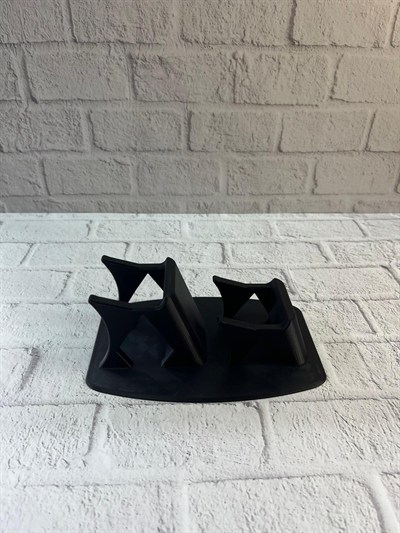 İkili Gamepad Tutucu Siyah 7x18 cm Masa ve Raf Düzeni