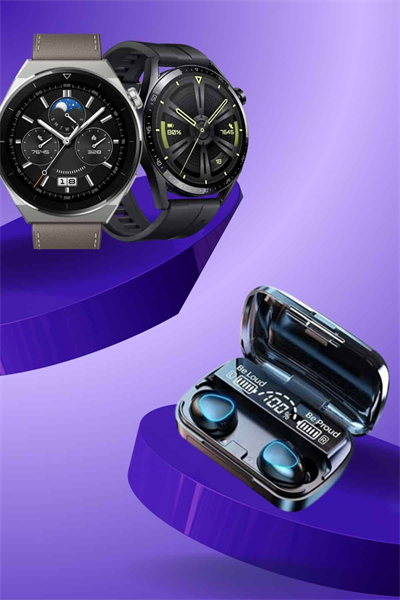 İkili Set Akıllı Saat Ve Bluetooth Kulaklık Kablosuz Uzun Pil Ömrü Spor Modları