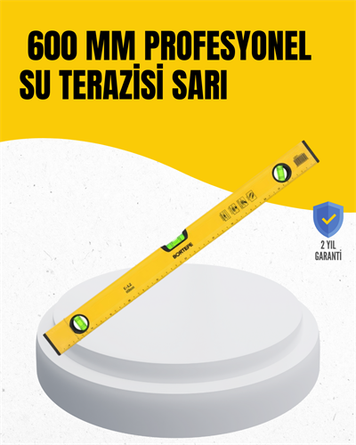 İnşaat ve Ev Kullanımı İçin 600 mm Su Terazisi