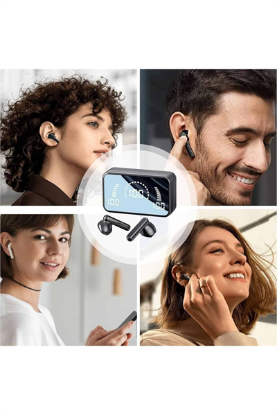 İos Android Uyumlu Bluetooth Kulaklık Kablosuz Kulaklık Yüksek Basslı