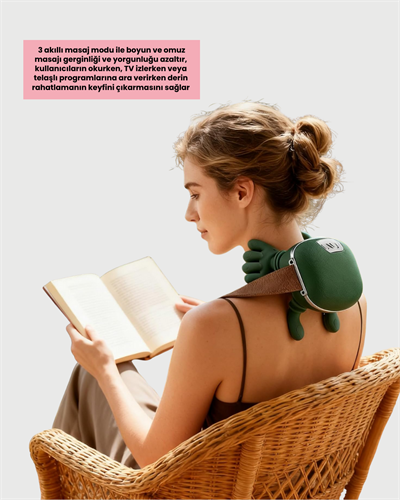 Isı Destekli Boyun Masaj Aleti Derin Rahatlama