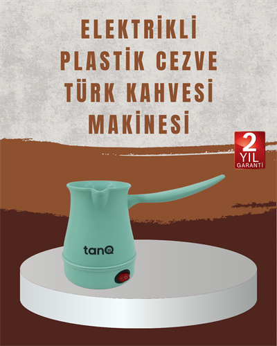 Işıklı Açma Kapama Anahtarlı Elektrikli Kahve Cezvesi