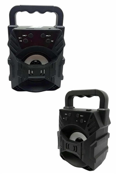 Işıklı Bluetooth Hoparlör Ses Bombası Taşınabilir Yüksek Ses Kaliteli Radyo Özelliği