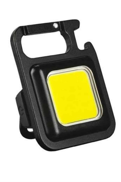 Işıldak USB Şarjlı Cep El Feneri Taşınabilir Mini Led Işık Çok Fonksiyonlu