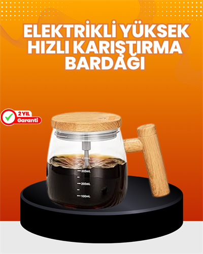 Isıtıcılı Manyetik Karıştırıcı Kupa – 400 ml, C Tipi Şarjlı, Akıllı Tasarım