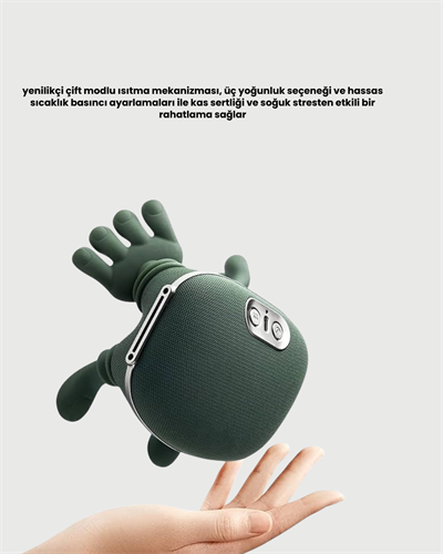 Isıtmalı Boyun ve Omuz Masaj Aleti Kablosuz Rahatlatıcı