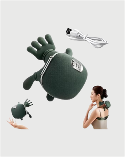 Isıtmalı Boyun ve Omuz Masaj Aleti Kablosuz Rahatlatıcı