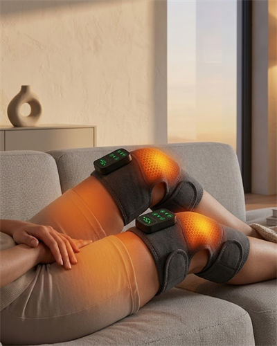Isıtmalı Diz Omuz Dirsek Masaj Dizlik Seti Titreşimli Masaj Aleti 2 Adet