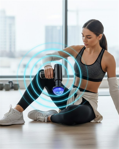 Isıtmalı Soğutmalı Masaj Tabancası 3200 RPM Sessiz Motor USB C Şarjlı