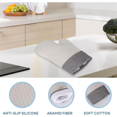 Isıya Dayanıklı Silikon Fırın Eldiveni