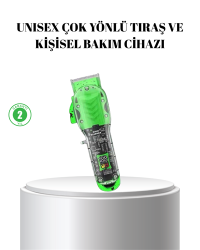 Islak ve Kuru Kullanıma Uygun Çok Amaçlı Tıraş Makinesi – 3 Başlıklı, Seyahat Tipi