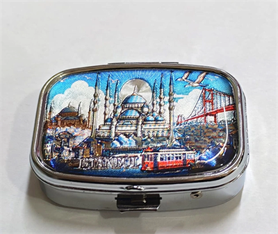 İstanbul Temalı İlaç Kutusu - Model 3