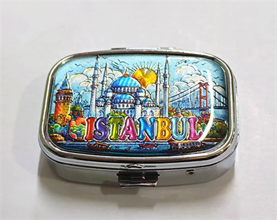 İstanbul Temalı İlaç Kutusu - Model 4