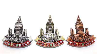 İstanbul Temalı Metal Magnet Model 1