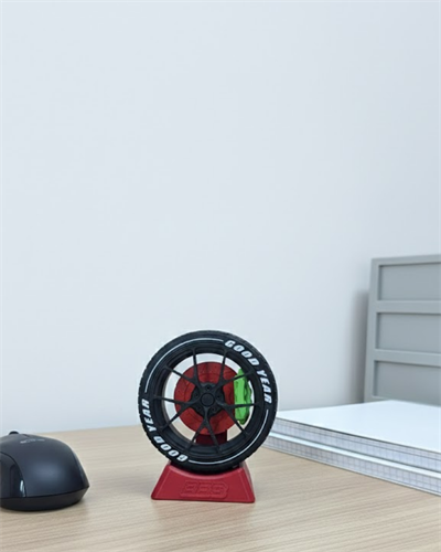 Jant Tasarımlı Masa Üstü Ofis Dekoru Spor Tasarım Aksesuar