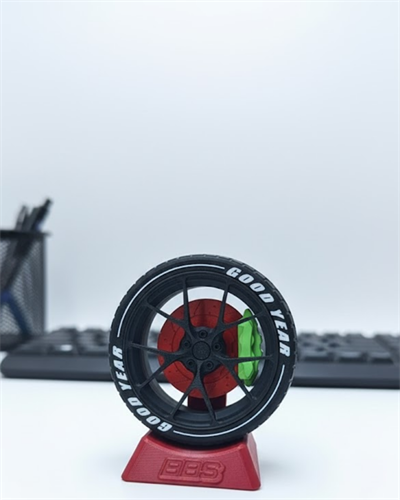 Jant Tasarımlı Masa Üstü Ofis Dekoru Spor Tasarım Aksesuar