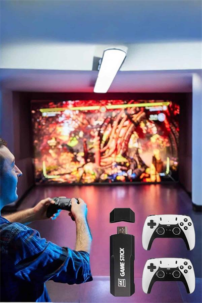 Joystick Çift Kollu Oyun Kolu Retro Oyun Yüksek Çözünürlüklü 3D Game