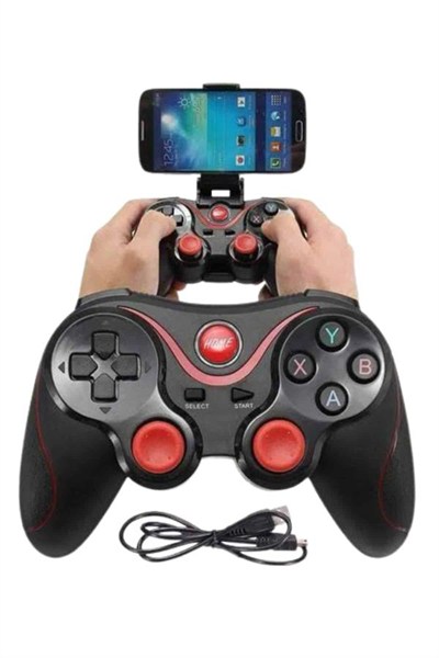 Joystik Gamepad Bluetooth Telefon Tutucu Oyun Kolu Telefon Android Uyumlu