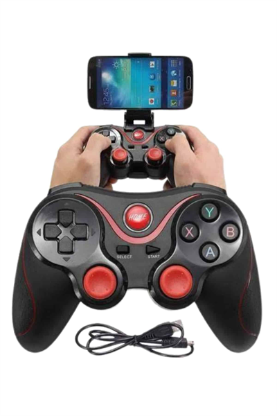 Joystik Gamepad Bluetooth Telefon Tutucu Oyun Kolu Telefon Android Uyumlu