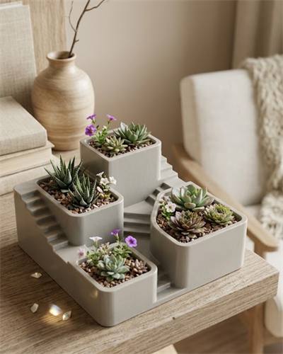 KAKTÜS SAKSI SETİ GRİ