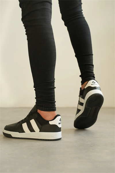 KB-013 Kuback Siyah Beyaz Günlük Erkek Ayakkabı