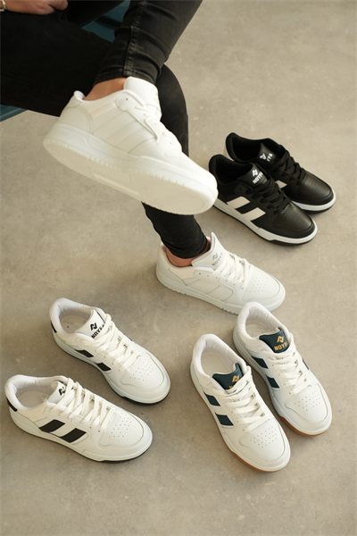 KB-013 Kuback Siyah Beyaz Günlük Erkek Ayakkabı