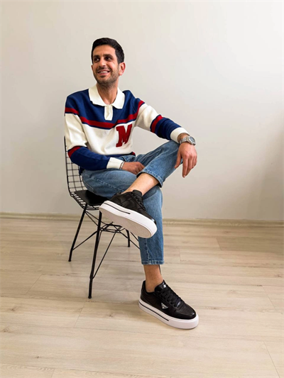 KB-04 Kuback Siyah Cilt Günlük Erkek Ayakkabı