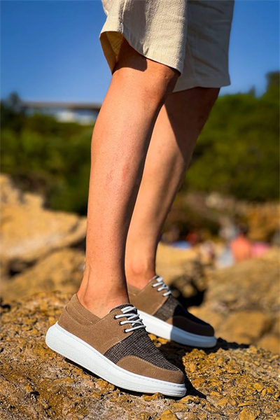 KB-042  Kuback  Bağcıklı Taba Günlük Erkek Ayakkabı