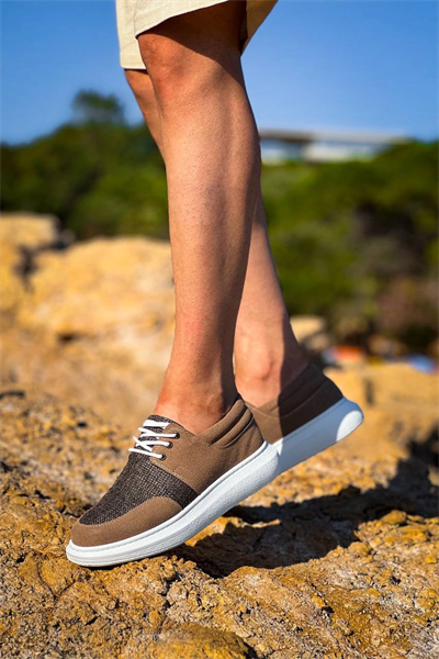 KB-042  Kuback  Bağcıklı Taba Günlük Erkek Ayakkabı