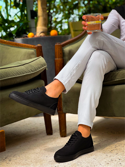 KB-101 Kuback Kömür Triko Bağcıklı Günlük Erkek Ayakkabı