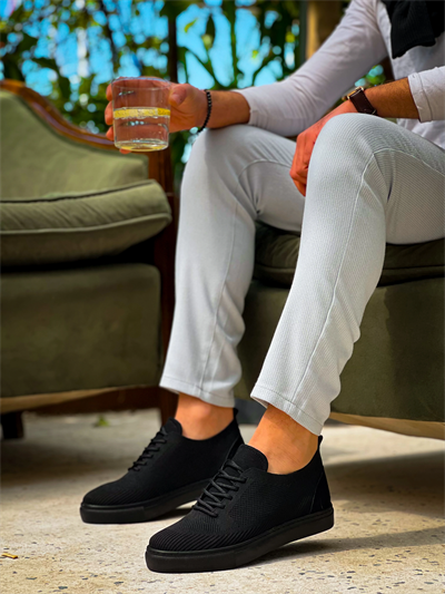 KB-101 Kuback Kömür Triko Bağcıklı Günlük Erkek Ayakkabı