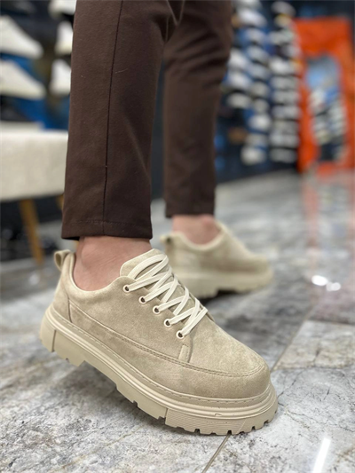 KB-702 Kuback Bej Süet Günlük Erkek Ayakkabı