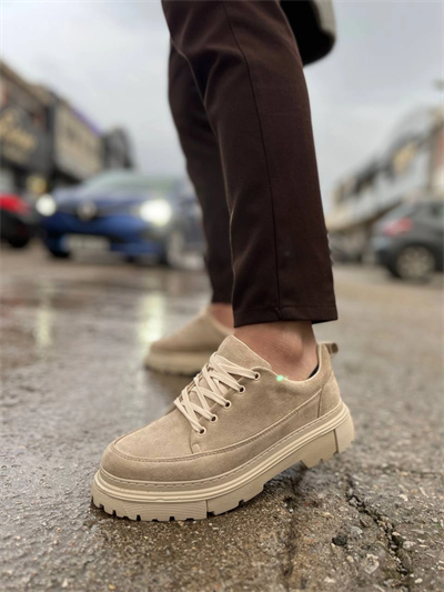 KB-702 Kuback Bej Süet Günlük Erkek Ayakkabı