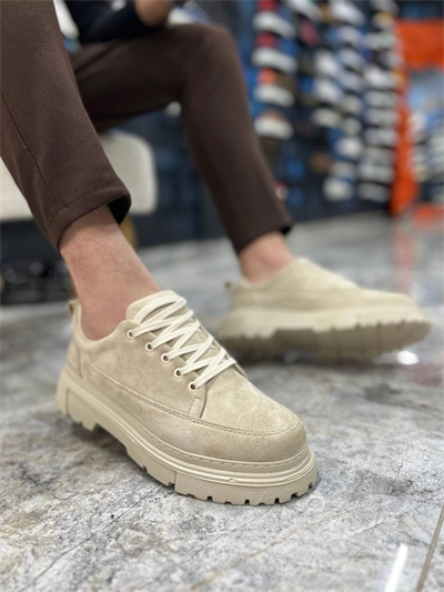 KB-702 Kuback Bej Süet Günlük Erkek Ayakkabı