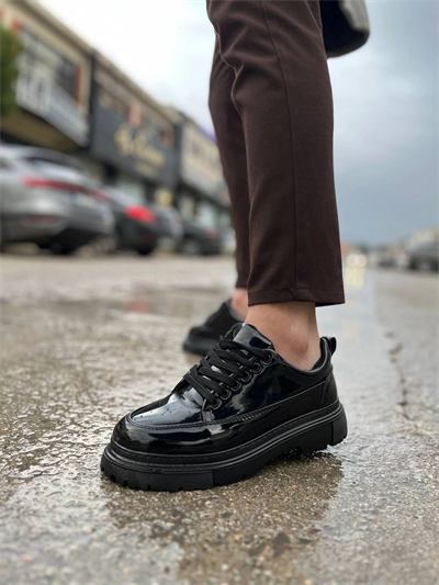 KB-702 Kuback Kömür Rugan Günlük Erkek Ayakkabı