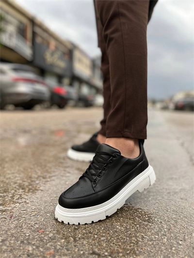 KB-702 Kuback Siyah Cilt Günlük Erkek Ayakkabı